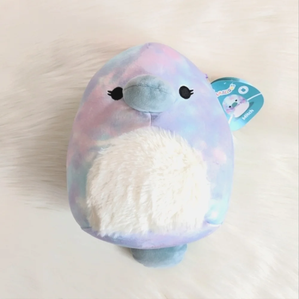 💜NWT Squishmallows Mitch the Tie Dye Platypus, 8 inches - Picture 1 of 11